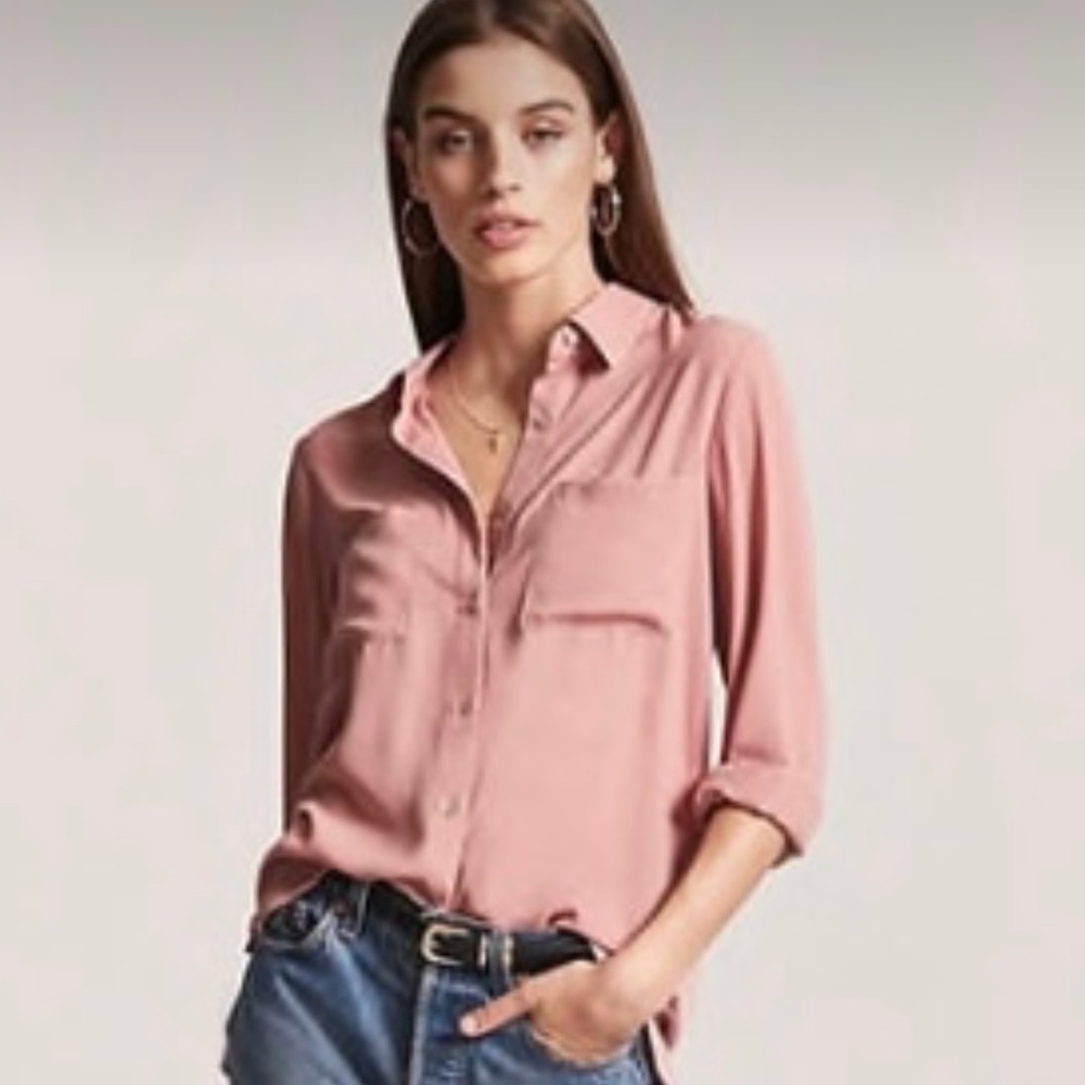 Collared long sleeve. F21